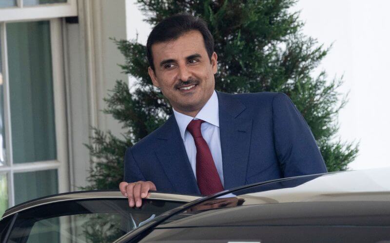 Scoop: Qatar emir to visit White House on Monday
