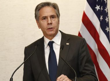 U.S. Secretary of State Antony Blinken during a press conference in Melbourne, Australia, last Friday. Photo: Darrian Traynor/Getty Images