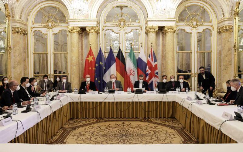 A meeting of the Joint Comprehensive Plan of Action (JCPOA) Joint Commission in Vienna, Austria in December 2021. Photo: EU Vienna Delegation/Handout/Anadolu Agency via Getty Images