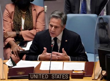 Blinken addresses the UN Security Council. Photo: Timothy A. Clary/AFP via Getty