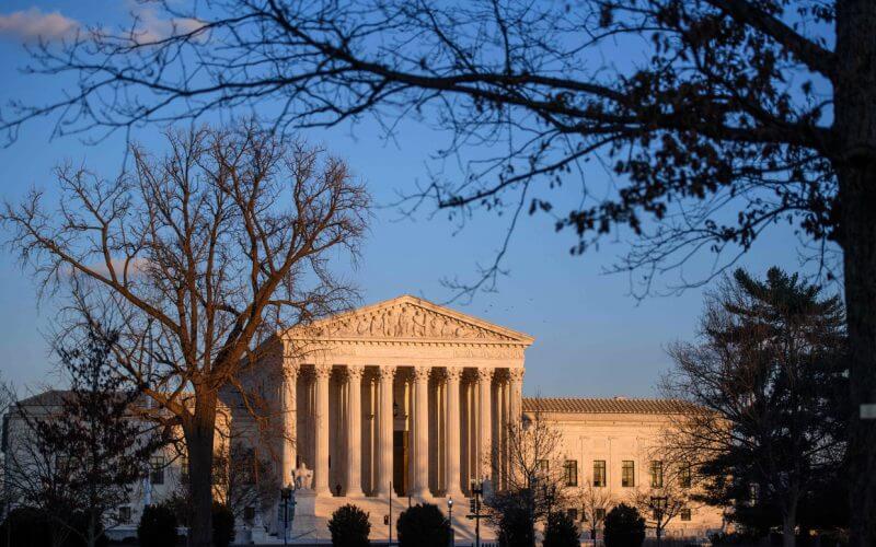 The Supreme Court, in Washington, DC., on Feb. 15, 2022.Mandel Ngan / AFP - Getty Images