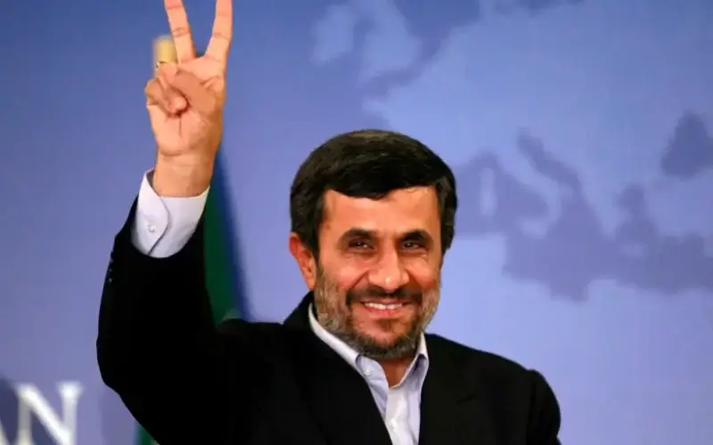 Iran's then-president Mahmoud Ahmadinejad gestures as he leaves a news conference in Istanbul, Turkey May 9, 2011 (photo credit: REUTERS/MURAD SEZER)