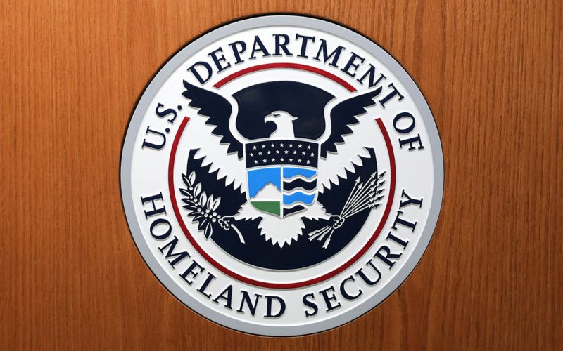 The Department of Homeland Security seal | Chip Somodevilla/Getty Images