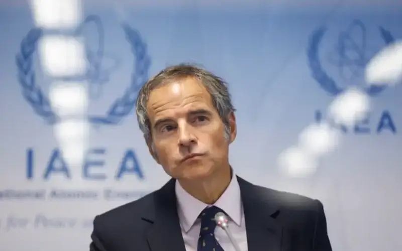INTERNATIONAL ATOMIC Energy Agency director-general Rafael Grossi at an IAEA Board of Governors meeting in Vienna, September 13. (credit: Leonhard Foeger/Reuters)