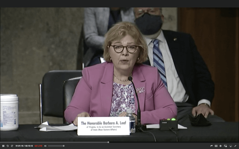 Barbara A. Leaf / Senate Foreign Relations Committee