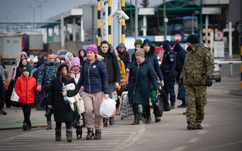 Out of the 3.8 million refugees from Ukraine that have fled, only around 800,000 have so far applied for temporary protection in the EU (Photo: European Union, 2022)