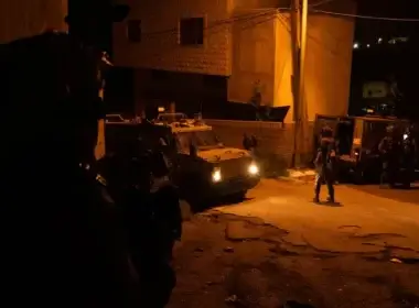 IDF special forces operating in Ya'bad in the early hours of April 10, 2022.