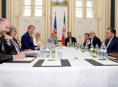 Biden U.S.-Iran envoy Robert Malley and Obama administration officials negotiate the 2015 Iran nuclear deal / Getty Images