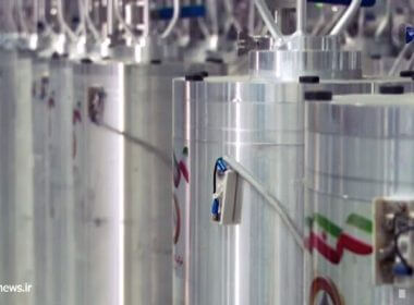In this image made from April 17, 2021, video released by the Islamic Republic Iran Broadcasting, IRIB, state-run TV, various centrifuge machines line the hall damaged on April 11, 2021, at the Natanz Uranium Enrichment Facility, some 200 miles (322 km) south of the capital Tehran. (IRIB via AP, File)