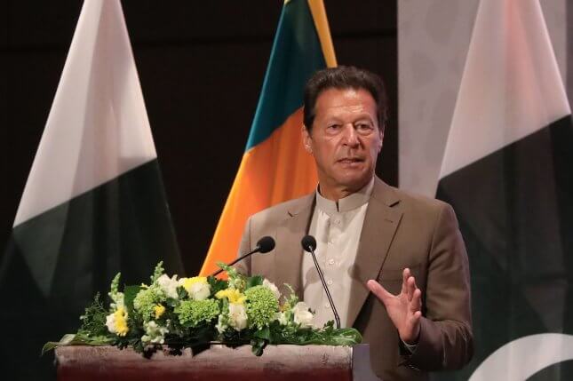 Pakistan Prime Minister Imran Khan blocked a vote of no confidence on Sunday, dissolving the country's parliament and calling for new elections in a move opposition leaders vowed to challenge in the Supreme Court. File Photo by Chamila Karunarathne/EPA-EFE