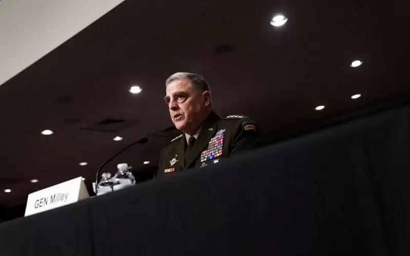 Joint Chiefs Chairman General Mark Milley testifies before the Senate Armed Services Committee during a hearing on "Department of Defense's Budget Requests for FY2023”, on Capitol Hill in Washington, U.S., April 7, 2022. REUTERS/Sarah Silbiger