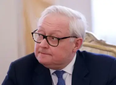 Russian Deputy Foreign Minister Sergei Ryabkov attends a meeting of Foreign Minister Sergei Lavrov with Iranian Foreign Minister Hossein Amir-Abdollahian in Moscow, Russia March 15, 2022. REUTERS/Maxim Shemetov/Pool/File Photo