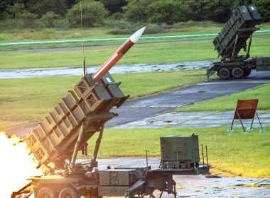 A MIM-104 Patriot PAC-2 missile is fired during an exercise on July 15, 2020. Photo courtesy of Ministry of National Defense via CNA