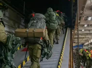 IDF soldiers preparing to take part in a drill with Cyprus, as part of the Chariots of Fire exercise. (credit: IDF SPOKESPERSON UNIT)