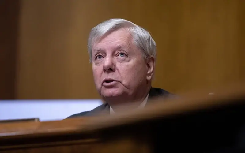 Sen. Lindsey Graham (R-S.C.) speaks during the Senate Budget Committee hearing to examine President Biden’s proposed FY 2023 budget on Wednesday, March 30, 2022.