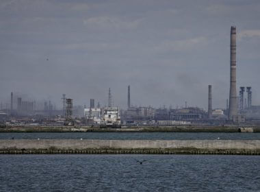 Mariupol Mayor Vadym Boichenko said on TV Wednesday that he has lost contact with Ukrainian military forces that have been holed up in the Azovstal metallurgical plant (pictured) for weeks, after Russian troops began storming the facility. Photo by Sergie Ilnitsky/EPA-EFE