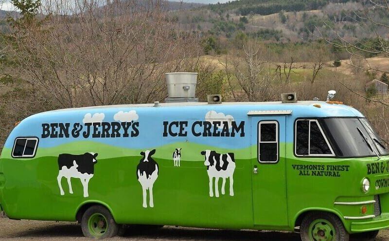 Ben & Jerry's mobile ice-cream truck. Credit: Pixabay.