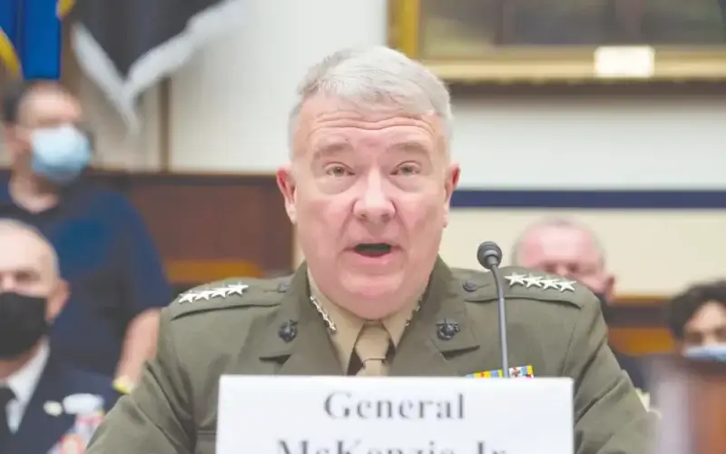 GENERAL KENNETH McKenzie Jr., commander of US Central Command, acknowledged in testimony before Congress last year that US air superiority in the Middle East has declined for the first time in decades (credit: ROD LAMKEY/REUTERS)