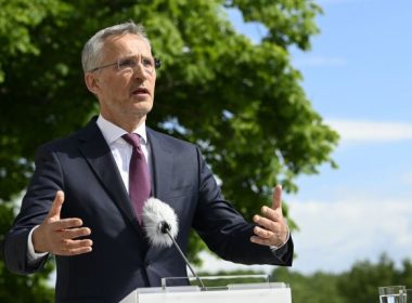 NATO Secretary-General Jens Stoltenberg says NATO will increase its high-readiness forces from 40,000 to 300,000 in response to Russia's invasion of Ukraine. Photo by Henrik Montgomery/EPA-EFE