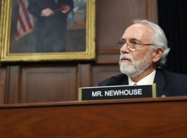 Rep. Dan Newhouse (R-Wash.) questions Matt Albence, then-acting director of the Immigration and Customs Enforcement, during a hearing in the Rayburn House Office Building on Capitol Hill in Washington, on July 25, 2019. (Chip Somodevilla/Getty Images)