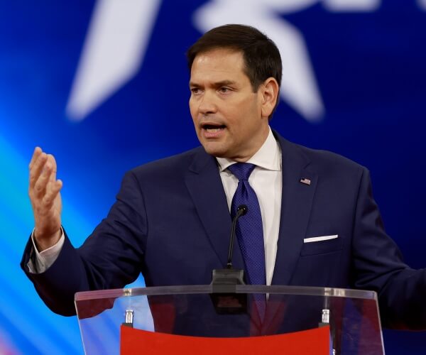 Sen Marco Rubio, R-Fla., speaks during the Conservative Political Action Conference (CPAC) at The Rosen Shingle Creek in Orlando, Florida, on Feb. 25. (Joe Raedle/Getty Images)