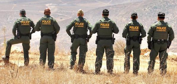 U.S. Border Patrol agents in the Otay Mountain Wilderness in the San Diego Sector. (Customs and Border Protection photo)