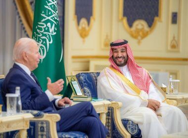 U.S. President Joe Biden meets with Saudi Crown Prince Mohammed bin Salman, July 15, 2022 (Photo: Saudi Foreign Ministry)