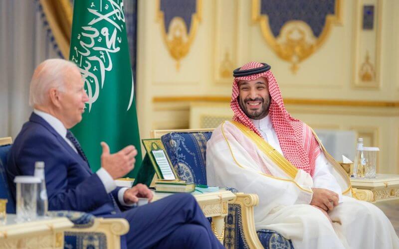 U.S. President Joe Biden meets with Saudi Crown Prince Mohammed bin Salman, July 15, 2022 (Photo: Saudi Foreign Ministry)