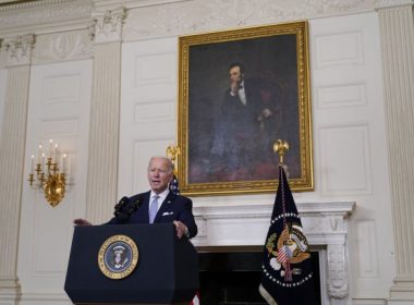 President Joe Biden delivers remarks on the Inflation Reduction Act in the State Dining Room of the White House in Washington, D.C. on Thursday. UPI