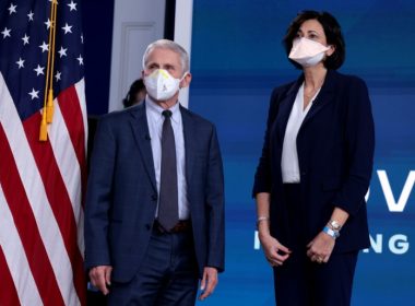 Dr. Anthony Fauci, director of the National Institute of Allergy and Infectious Diseases and the chief medical adviser to the president, and CDC director Rochelle Walensky / Getty Images