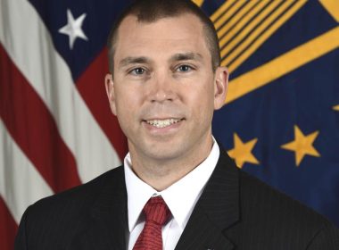 In this image provided by the U.S. Army, Derek Tournear, director of the Space Development Agency, poses for his official portrait at the Pentagon on May 20, 2019. (Monica King/U.S. Army via AP)