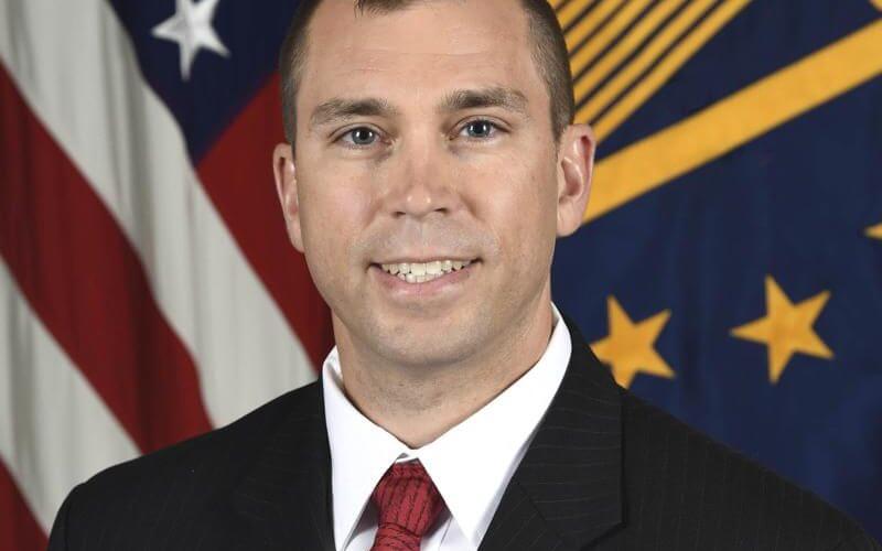 In this image provided by the U.S. Army, Derek Tournear, director of the Space Development Agency, poses for his official portrait at the Pentagon on May 20, 2019. (Monica King/U.S. Army via AP)
