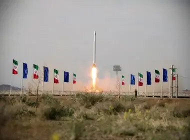 A first military satellite named Noor is launched into orbit by Iran's Revolutionary Guards Corps, in Semnan, Iran April 22, 2020. (Photo: WANA/Sepah News via Reuters)