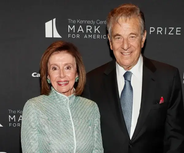 Nancy Pelosi and Paul Pelosi attend the 23rd Annual Mark Twain Prize For American Humor at The Kennedy Center on April 24, 2022 in Washington, DC. (Photo by Paul Morigi/Getty Images)