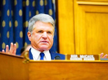 US Representative Michael McCaul questions US Secretary of State Antony Blinken during a House Foreign Affairs Committee hearing on Capitol Hill in Washington on April 28. AP