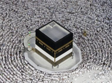 Muslim pilgrims circle the Kaaba and pray at the Grand Mosque ahead of the annual haj pilgrimage, in the holy city of Mecca, Saudi Arabia July 6, 2022. REUTERS