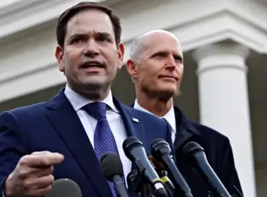 Florida U.S. Sens. Marco Rubio (left) and Rick Scott. Jacquelyn Martin / AP