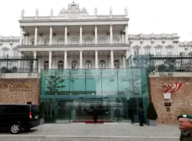 Palais Coburg in Vienna where negotiations to revive the 2015 Iran nuclear deal are being held. Photo: Reuters/Leonhard Foeger