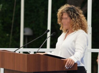 Incoming Mossad Intelligence Authority director "A," who has served in the Mossad for 20 years, is the first-ever woman to hold the position. Credit: Israeli Ministry of Defense.