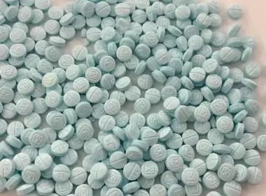 The DEA seized 32,000 fake pills made to look like legitimate prescription pills on July 8th and 9th in Omaha, Nebraska. (DEA)