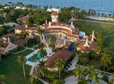 An aerial view shows President Donald Trump's Mar-a-Lago estatein Palm Beach, Fla., Aug. 10, 2022. Steve Helber/AP