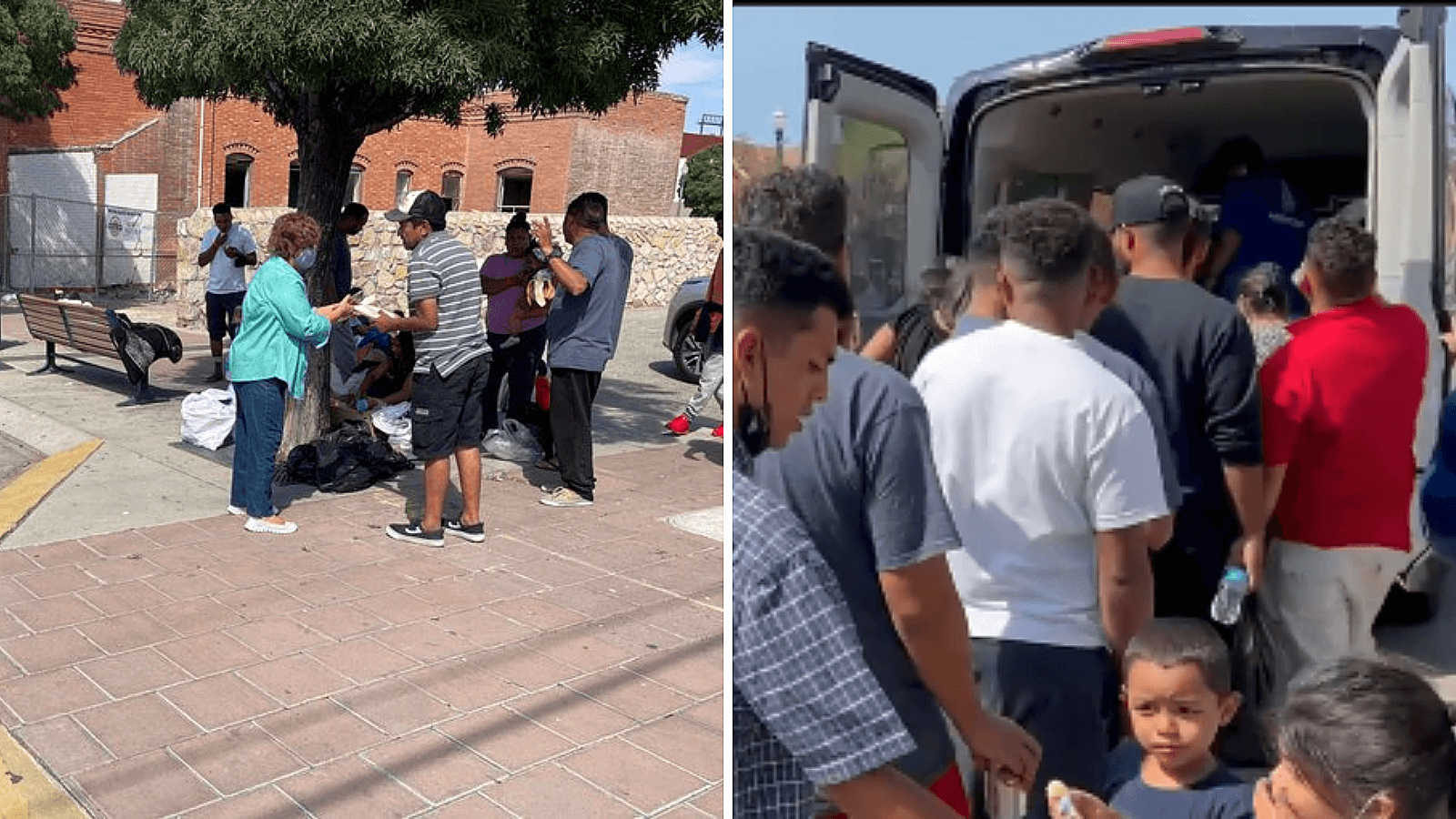 Hundreds of Migrants Released into El Paso Streets Due to Lack of Space ...