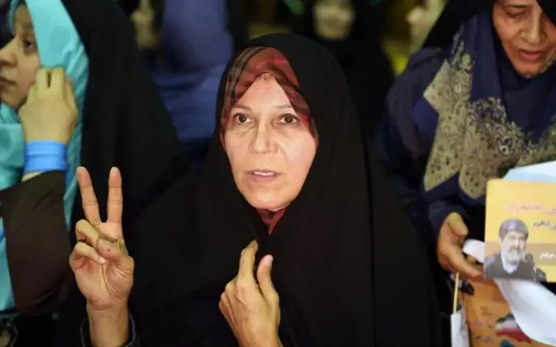 Former lawmaker and women’s rights activist Faezeh Hashemi (above, in 2016) has had previous run-ins with the law in Iran. PHOTO: AFP