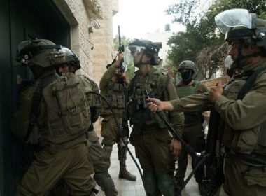 IDF soldiers carry out raids in the West Bank on August 18, 2022. (Israel Defense Forces)