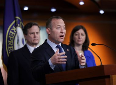 U.S. Rep. Josh Gottheimer (D-NJ) speaks on Iran negotiations at a news conference on Capitol Hill, April 06, 2022 in Washington, DC. (Photo by Kevin Dietsch/Getty Images)