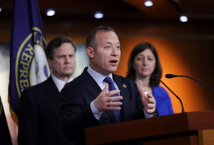 U.S. Rep. Josh Gottheimer (D-NJ) speaks on Iran negotiations at a news conference on Capitol Hill, April 06, 2022 in Washington, DC. (Photo by Kevin Dietsch/Getty Images)