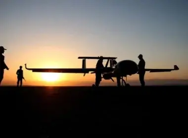 A view of a drone during a military exercise in an undisclosed location in Iran, in this handout image obtained on August 24, 2022. Photo: Iranian Army/WANA (West Asia News Agency)/Handout via Reuters