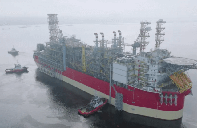 Energean Power's floating gas production rig (Photo: Energean)