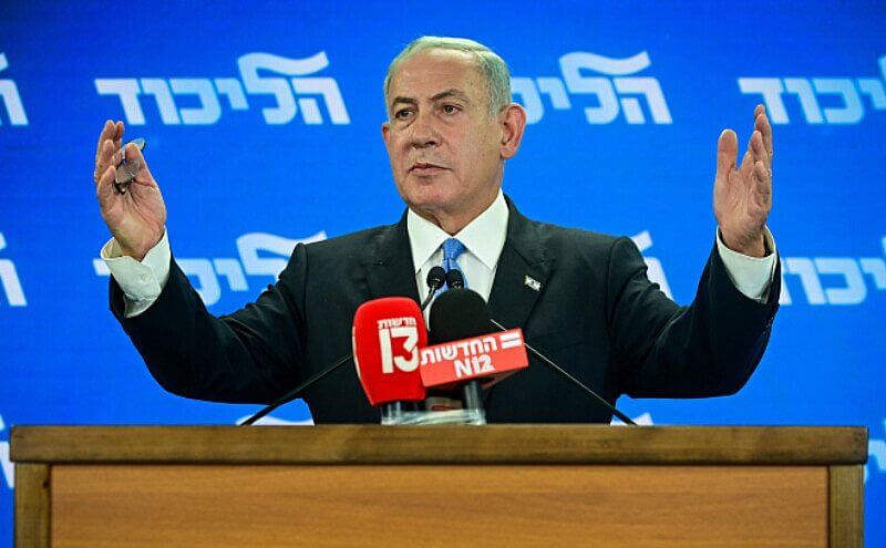 Israeli opposition leader Benjamin Netanyahu (Credit: Flash90).
