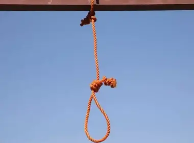 A noose is seen at a jail in Kabul, Afghanistan, Oct. 8, 2014, ahead of an execution. AP